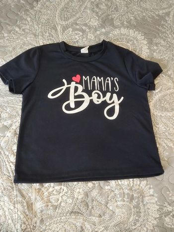 T-shirt garçon mama's boy 3 ans