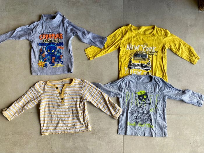 Lot t shirt manche longue ou à lunite