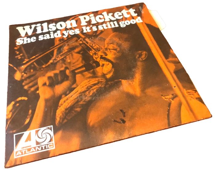 (avec languette) Vinyle 45 tours Wilson Pickett She said yes (1970) Atlantic 650 208