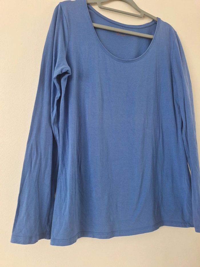 Tee-shirt femme bleu taille XL By Gémo - photo numéro 2