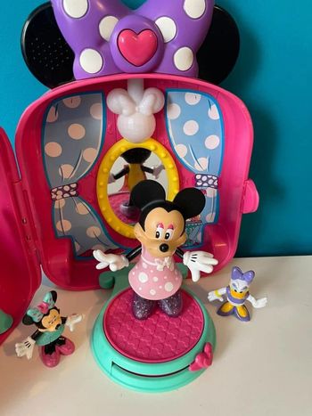 Valisette minnie sonore avec figurines et accessoires