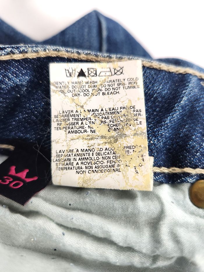 Jeans Femme Save The Queen Taille L FR39/40 W30 - Denim Brodé Motifs Graphiques Fantaisie - photo numéro 10