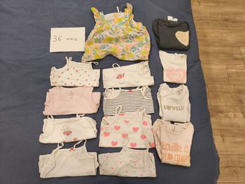 Lot vêtements fille 36 mois