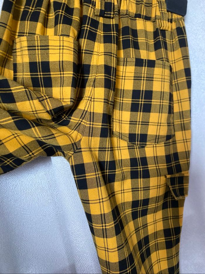 Pantalon écossais tartan ocre jaune 34 Jennyfer don't call me - photo numéro 6