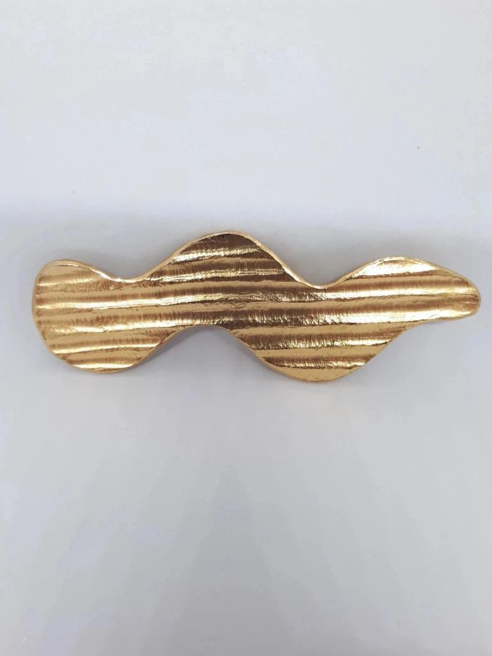 Très grand broche placé or vintage - photo numéro 7