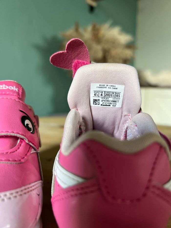 Baskets Bébé Fille Reebok Rose Vif 💖 - photo numéro 8