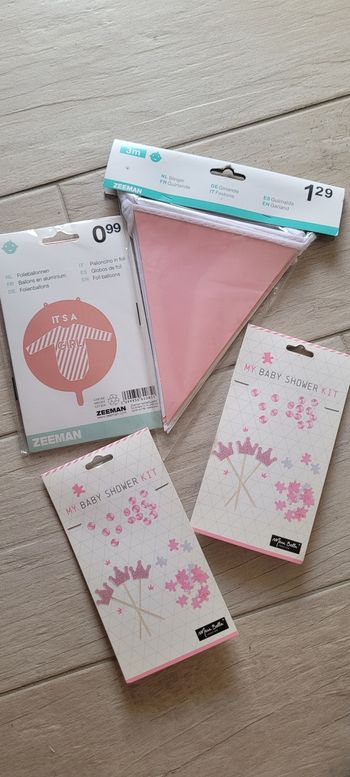 Décoration baby shower fille