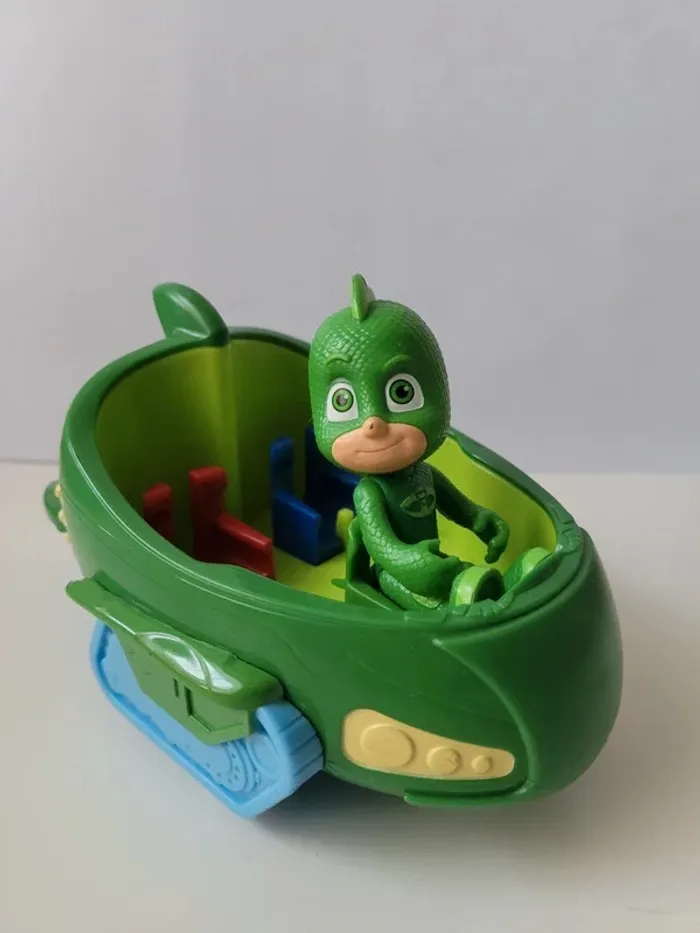 Pyamasques - Figurine Gluglu et son véhicule