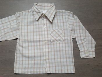 Chemise manches longues taille 86