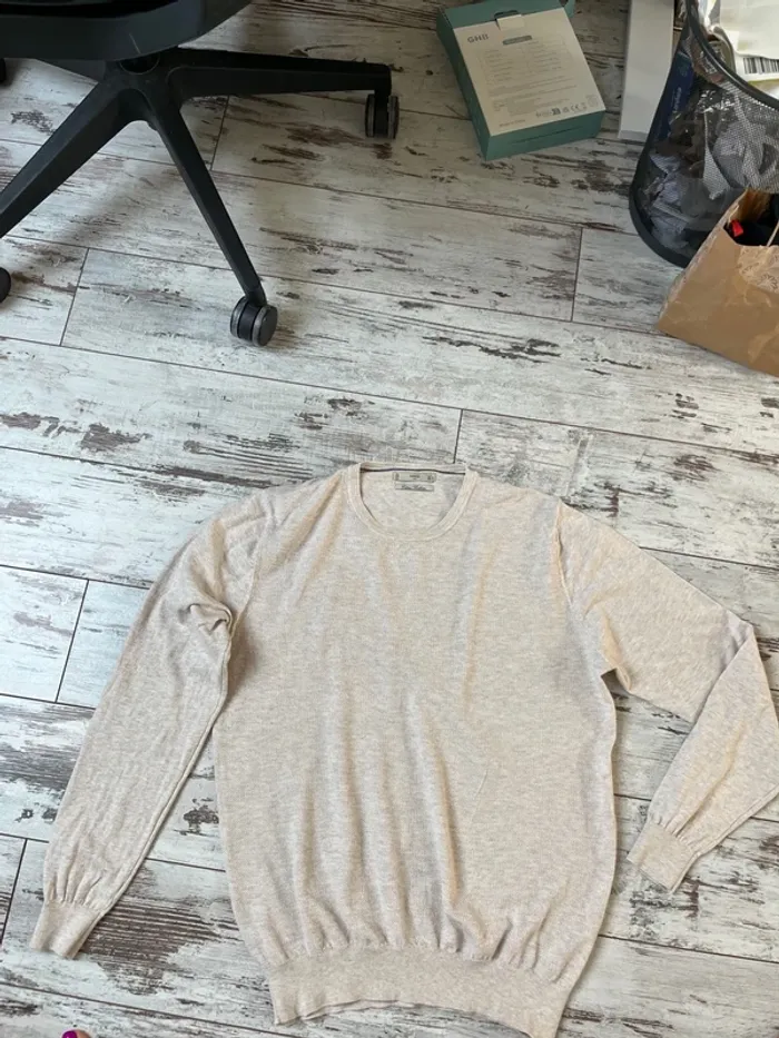 Pull MNG léger coton et cachemire