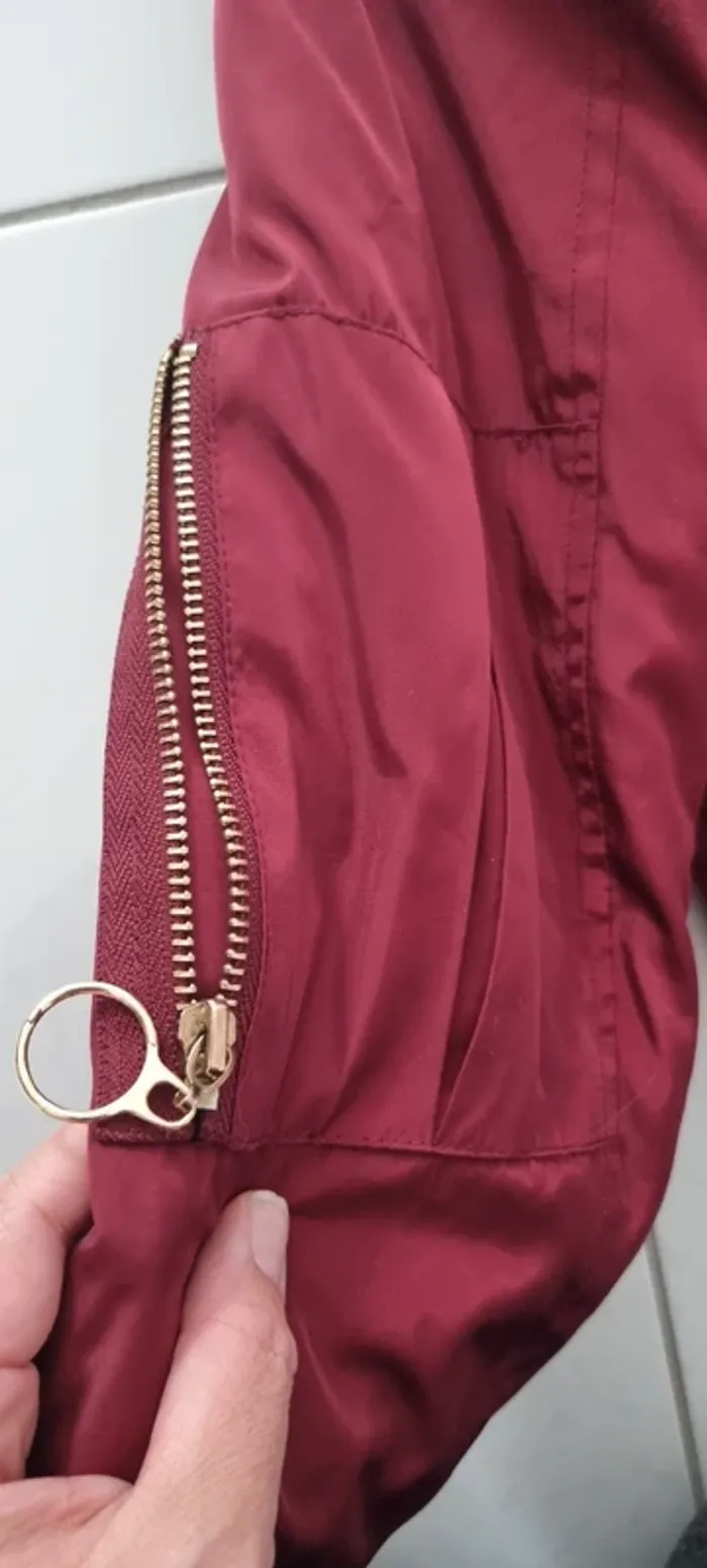 Bombers Bordeaux Vera et Lucy Taille M - photo numéro 6