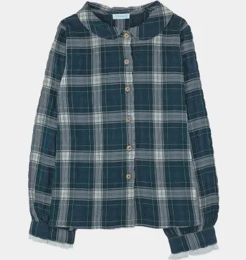 Blouse à manches longues 6 ans en coton Laranjinha