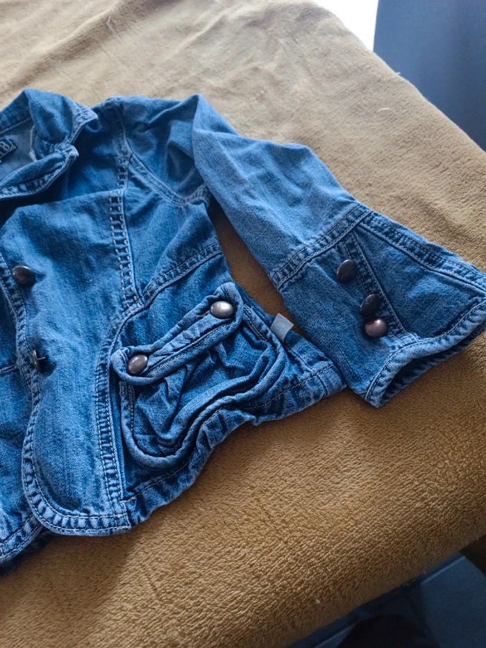 Veste en jean cintrée - photo numéro 3