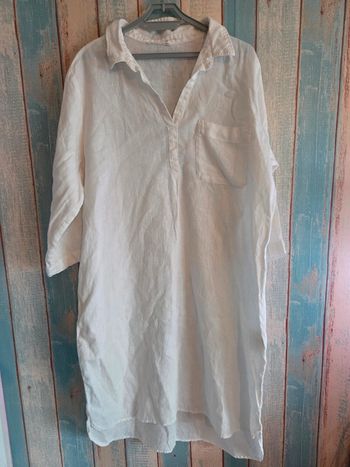 Robe blouse femme en lin