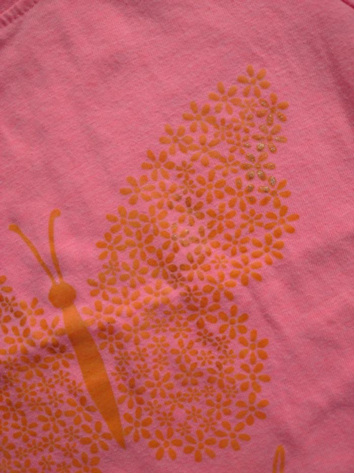 Tee shirt chemise manches courtes Fille 18/24 mois Papillon Beautiful Primark - photo numéro 4