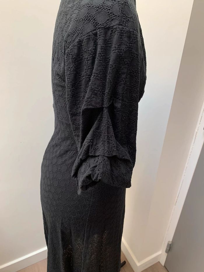 Jolie robe midi broderie anglaise - photo numéro 3