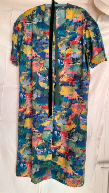 Robe vintage multicolore T48