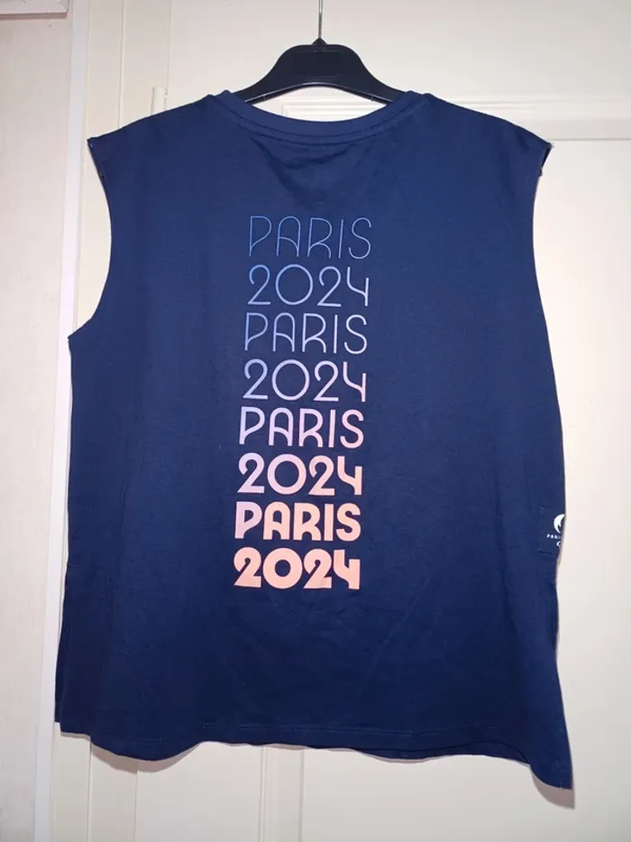 T-shirt Sans manche Paris 2024 - photo numéro 2