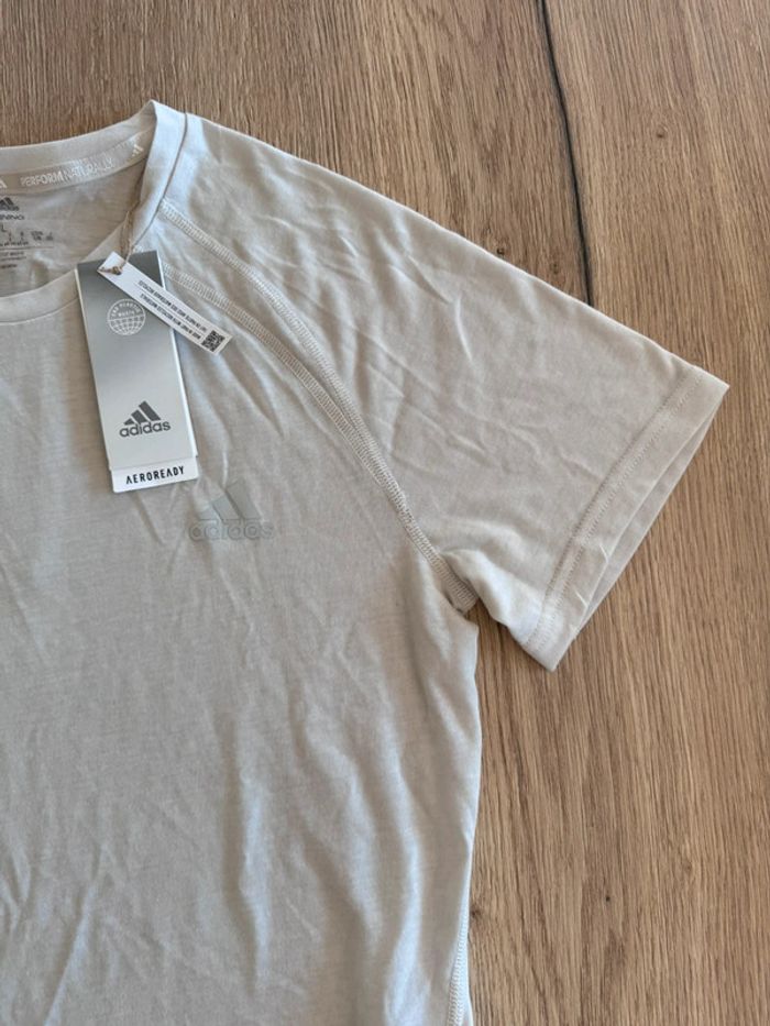 Tee shirt slim fit adidas taille L neuf avec étiquette - photo numéro 7