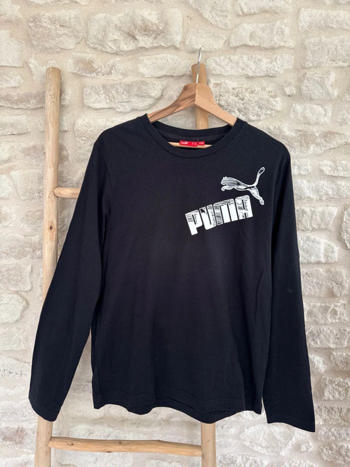 Tee shirt noir Puma Taille M - 4 €