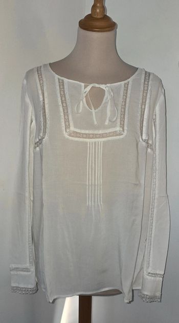 Superbe Blouse Bohème dentelle Taille 46