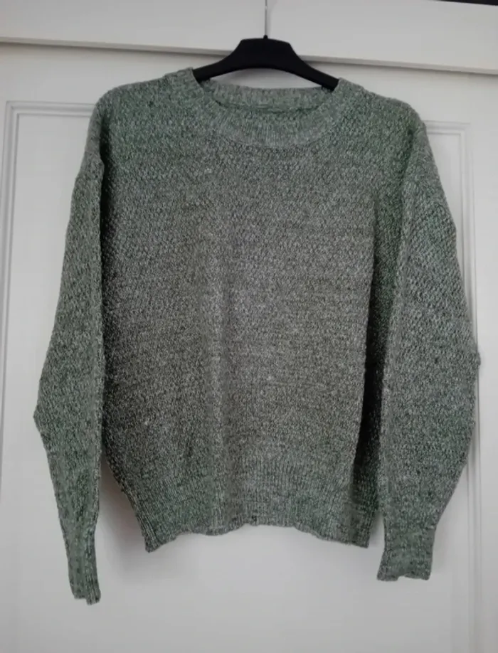 Pull vert chiné shein taille M 38 neuf