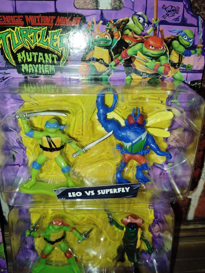 Lot de 4 coffrets figurines Tortue ninja - photo numéro 4