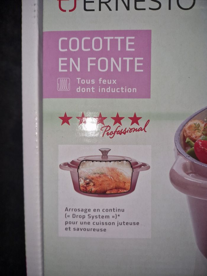Cocotte en fonte 4 litres NEUVE - photo numéro 4