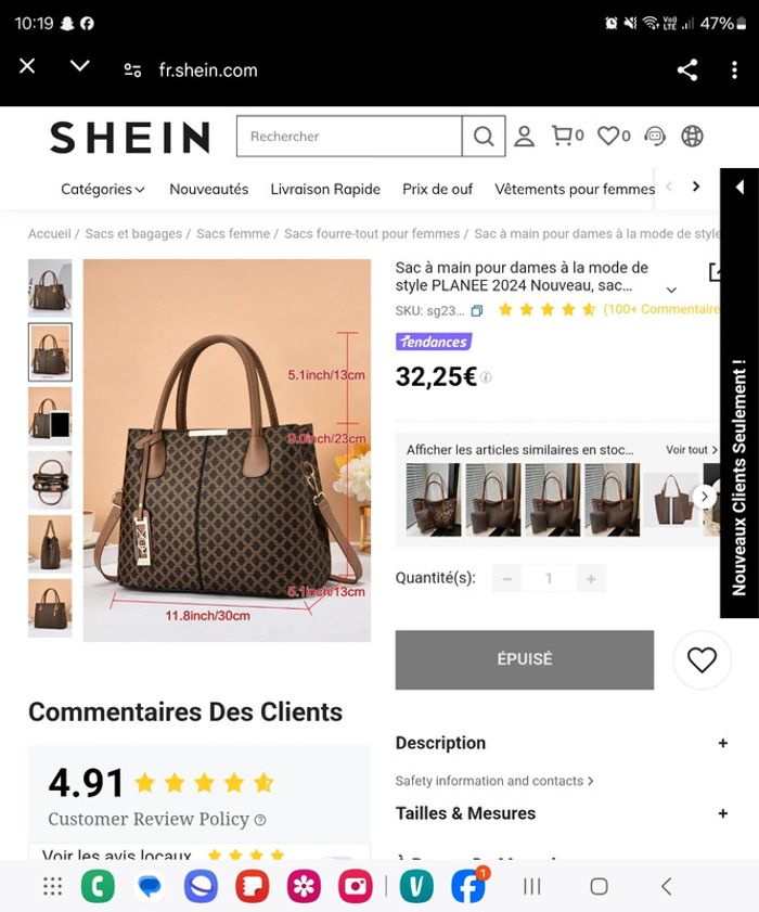 Sac à main YEL - photo numéro 13