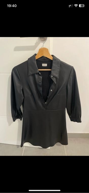 Robe cuir