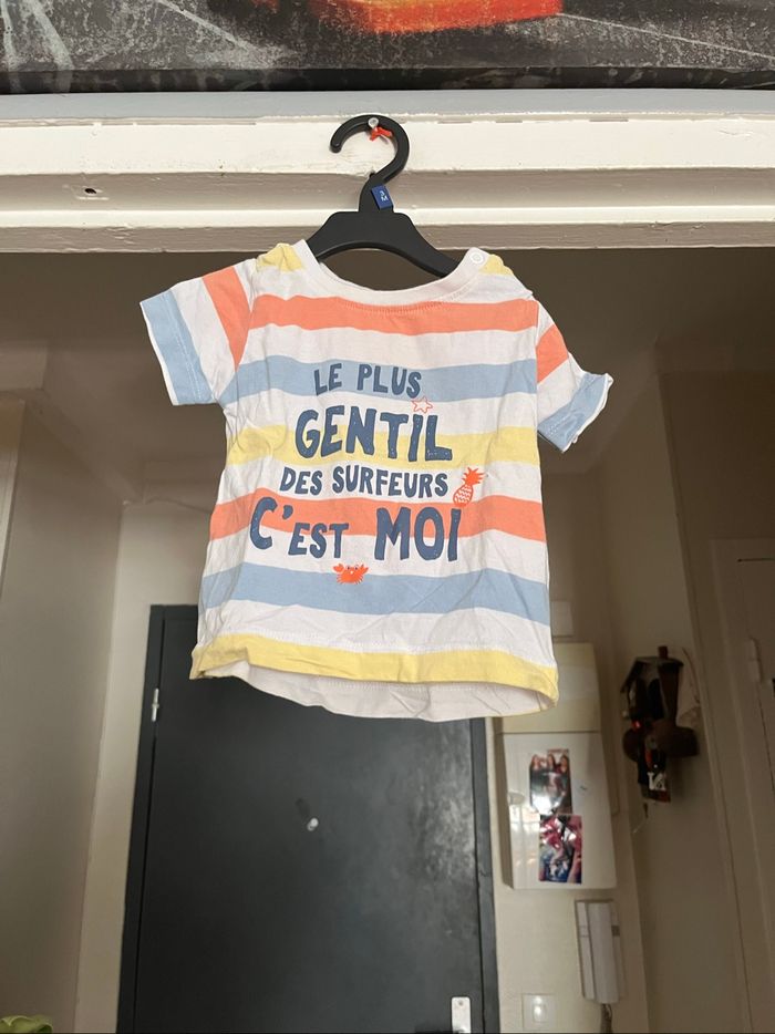T-shirt garçon 12 mois Mots d’enfants