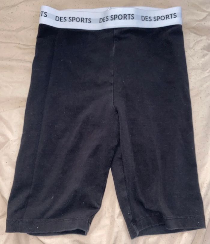 Cycliste noir blanc xs h&m