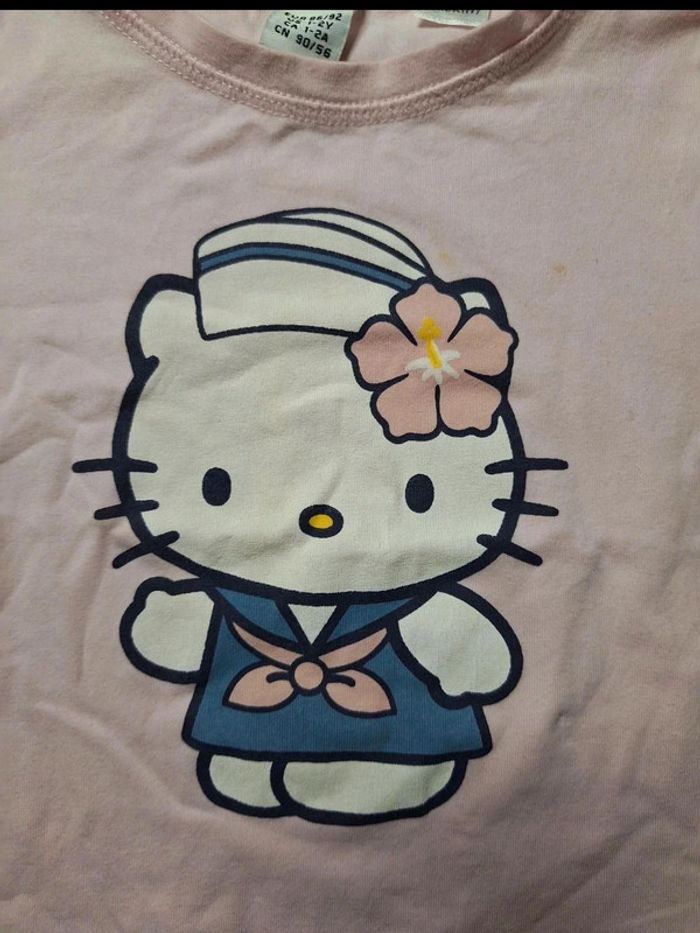 T-shirt manches courtes pour fille taille 24 mois Marque H&M bon état - photo numéro 6