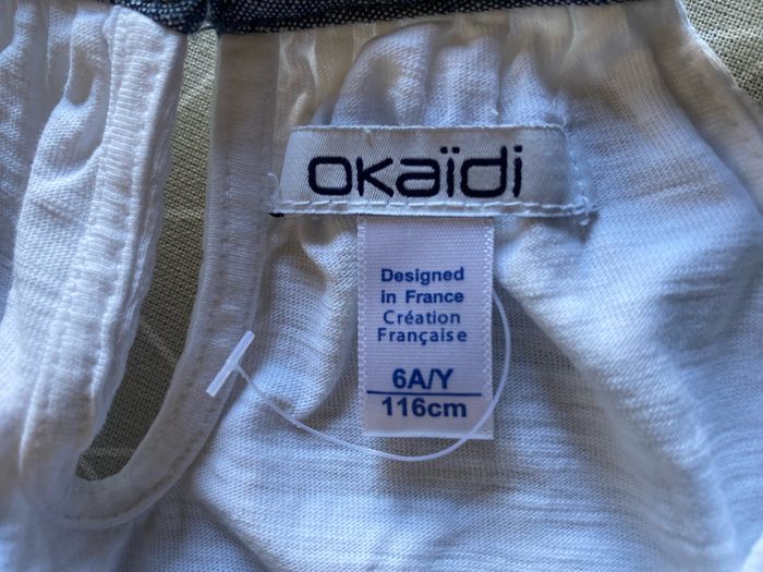 T-shirt tunique fleur nénuphar rose paillettes 6 ans Okai - photo numéro 4