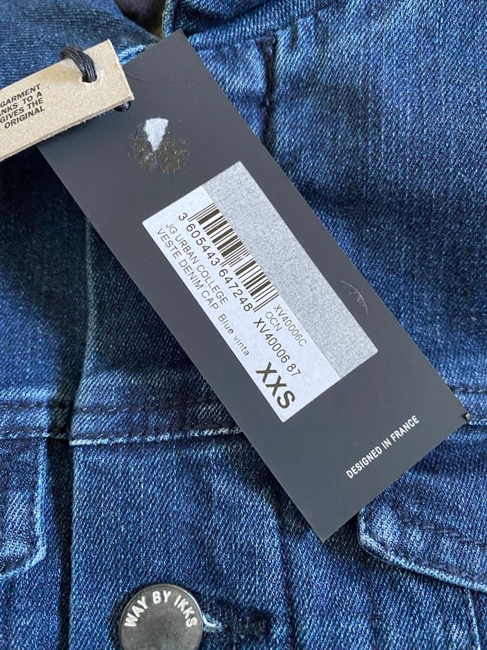 Veste en jean IKKS 10 ans neuf - photo numéro 6