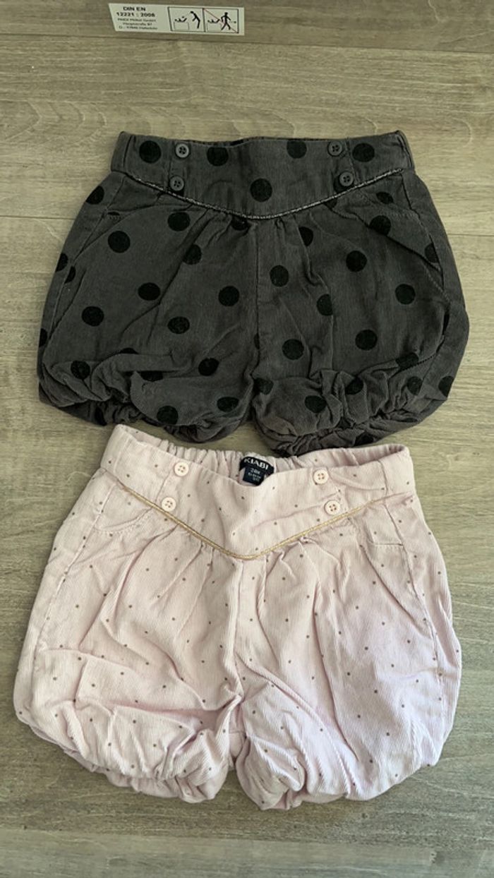 Lot shorts velour