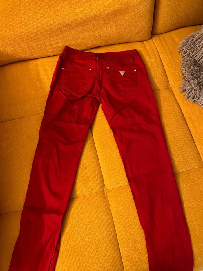 Pantalon rouge taille 40 - photo numéro 4