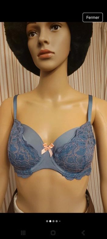 Soutien gorge bleu/rose Hunkemöller fr 85E