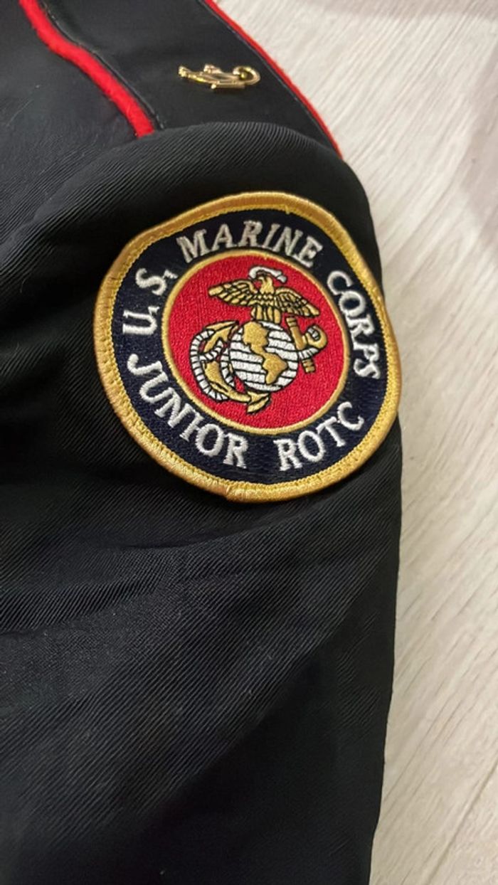 Veste Gabardine US Marine Corps ROTC – Vintage militaire – Taille 41S - made in USA - photo numéro 2