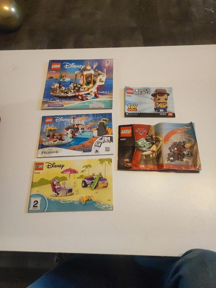 Lot de notices lego Disney