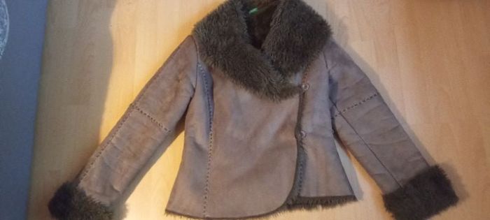 Blouson fausse fourrure Benetton