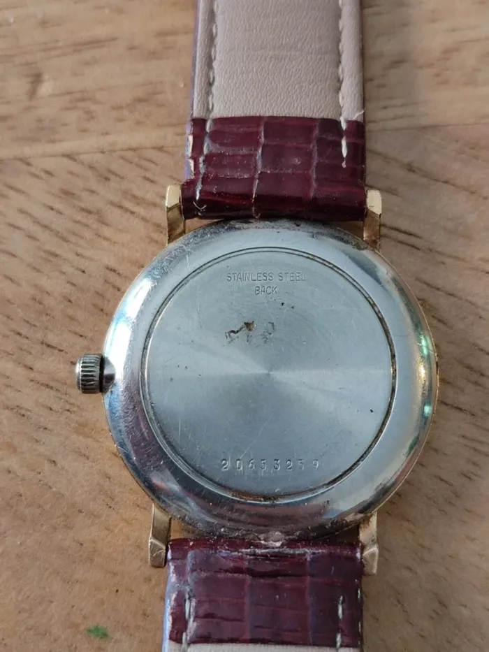 Montre vintage à quartz longines avec cadran plaqué or - photo numéro 2