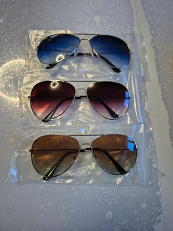 Lot de 3 paires aviateur