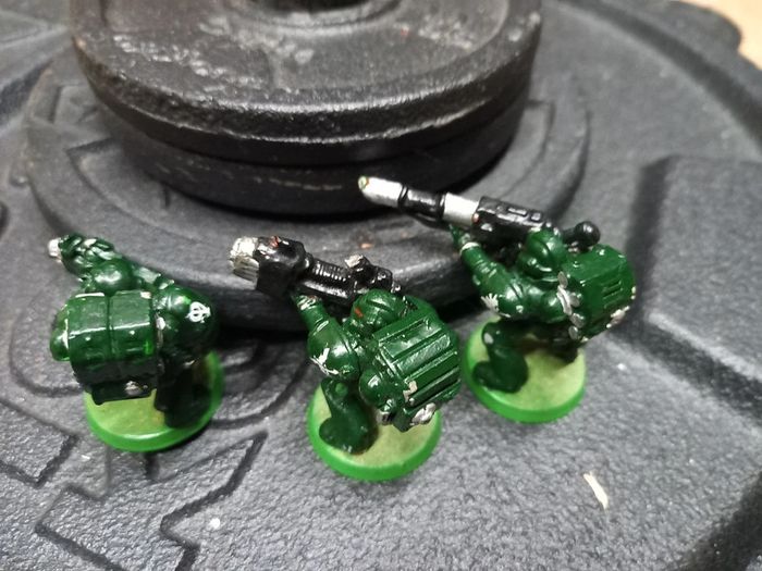 3 devastator metal warhammer space marines lascanon melta bolter - photo numéro 5