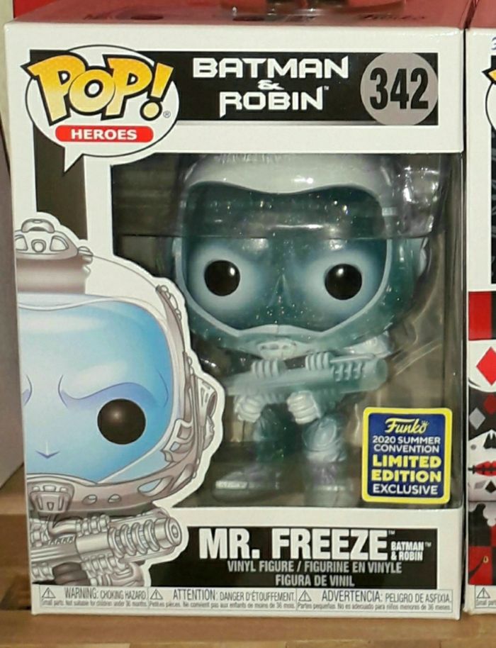 Lot de 4 Funko Pop Batman : 3 Harley Quinn 371 413 166 & Mister Freeze 342 - photo numéro 7