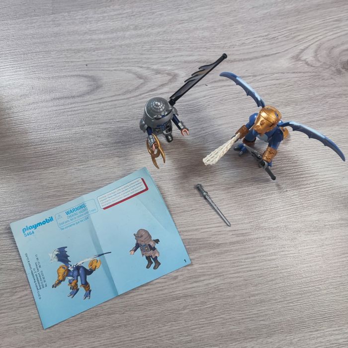 Playmobil 5464 dragon des glaces avec combattant Complet - photo numéro 2