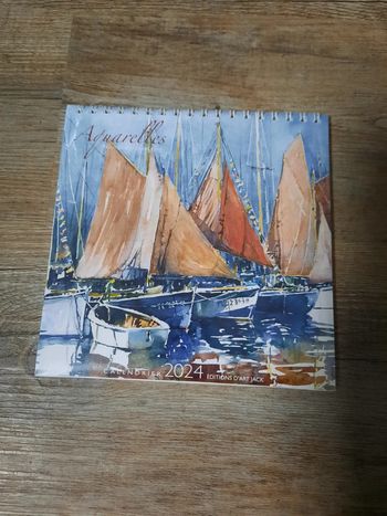 Calendrier 2024 - Aquarelles _ Éditions d'Art Jack