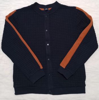 Kiabi veste bleu marine marron effet matelassée