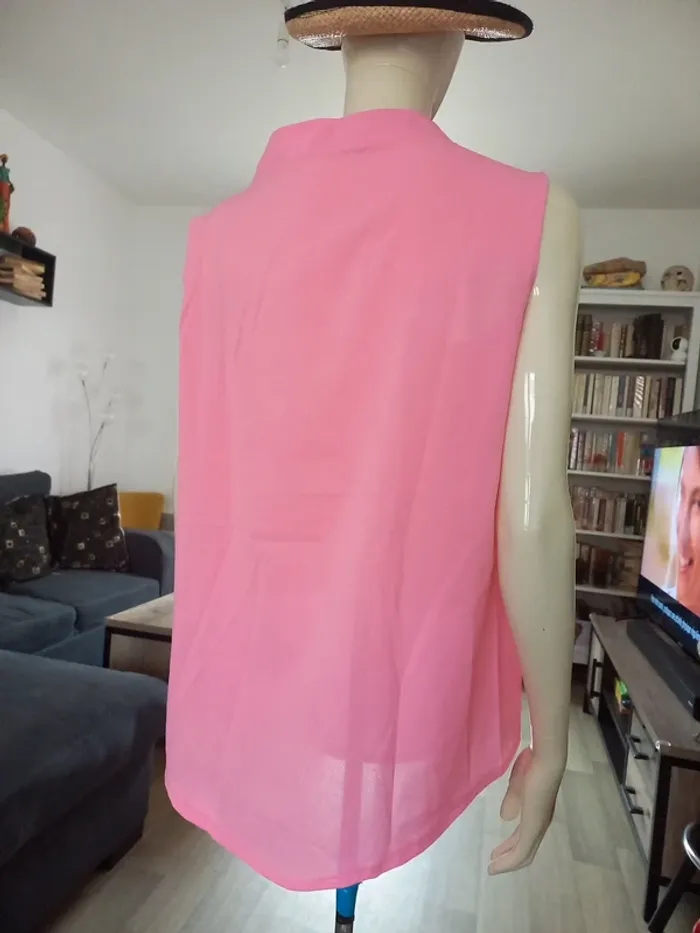 Débardeur femme rose, léger XL - photo numéro 4