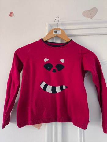 Okaïdi pull raton laveur fille 8 ans